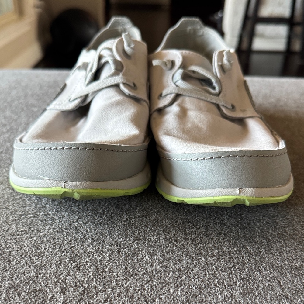 Columbia Light Gray Canvas Slip on Shoes - Picture 3 of 11